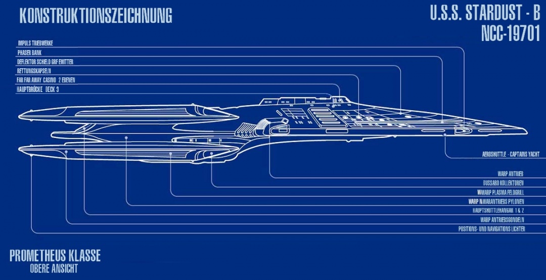 U.S.S. Stardust Seitlich