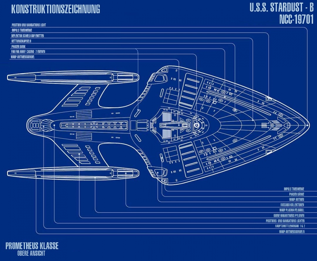 U.S.S. Stardust Oberansicht